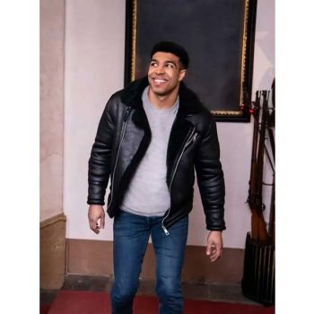 Shop 12 Dates of Christmas Chad Savage Leather Jacket