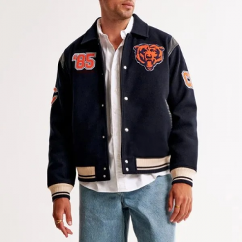 Backside view with championship logo embroidery