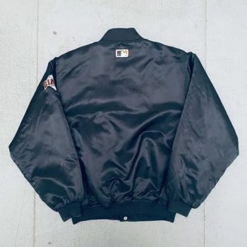 Retro Giants navy blue satin jacket unisex in USA