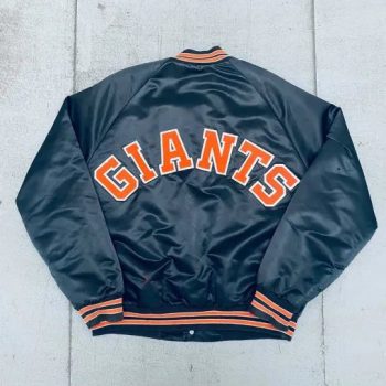 Retro Giants spellout varsity jacket for men and women in American Style