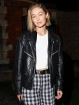 Gigi-Hadid-2024-Paris-Fashion-Week-Leather-Jacket