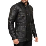 JeremiahBlackLeatherMidLengthJacket