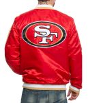 san-francisco-49ers-red-satin-varsity-jacket