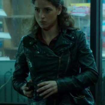 Shop Adria Arjona Person of Interest Black Jacket