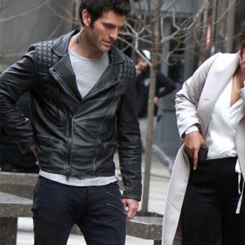 Alan Powell Quantico Leather Jacket in USA market