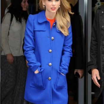 Taylor Swift wool coat fashion style in USA