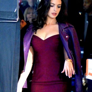 Elevate your style with Anne Hathaway's signature leather jacket in France style