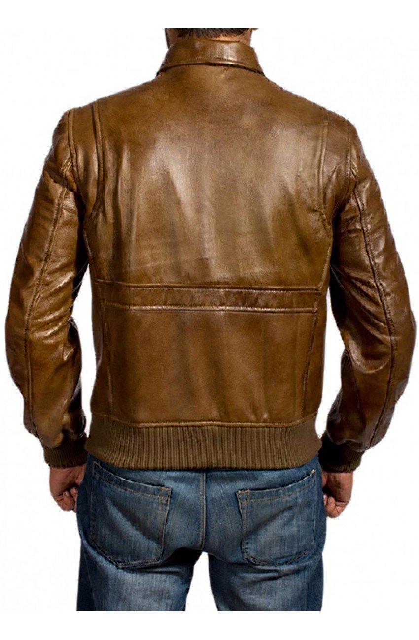 43453 back view Ansel Elgort Leather