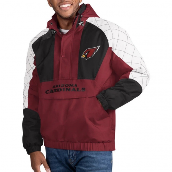 Arizona Cardinal Removable Hood Football Jacket