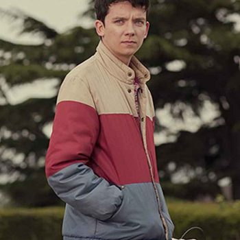 side view Asa-Butterfield-Sex-Education-Jacket
