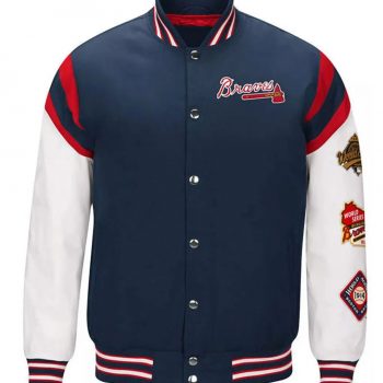 atlanta braves home team commemorative jacket