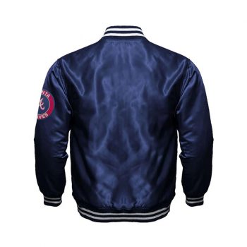 Atlanta Braves Starter Locker Room Satin Varsity Jacket