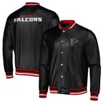 Shop Atlanta Falcons The Wild Collective Metallic Black Jacket