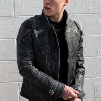 Black Autobot Transformers Premium Leather Jacket