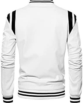 Stylish Autumn Winter Bomber Leather Jacket in USA market