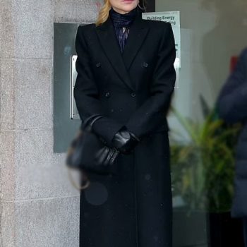2024 "Babygirl" Nicole Kidman black coat look in American style