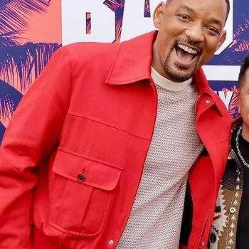 Iconic red jacket worn by Will Smith in Bad Boys: Ride or Die in USA