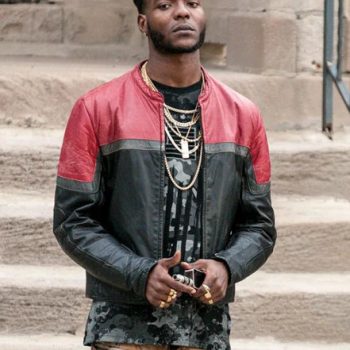Barton Fitzpatrick in The Chi leather jacket in USA market