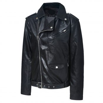 Becky Lynch black leather unisex jacket for fans in USA