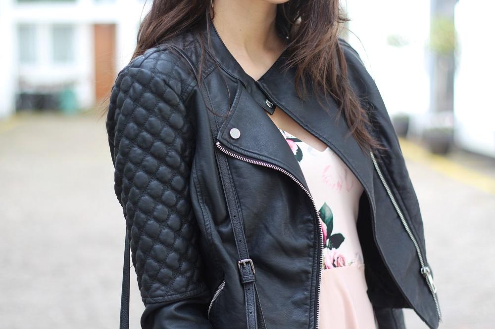 quilted-leather-jacket-ariana-grande-lipsy Ariana Grande Black Leather Jacket - Celebrity Jacket