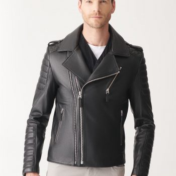 Trending biker jacket in black
