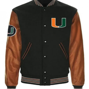 Front View Miami Hurricanes Classic Jacket