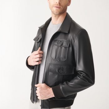 trending leather jacket for men
