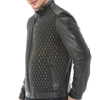 Stylish genuine NAPPA leather jacket for a rugged look