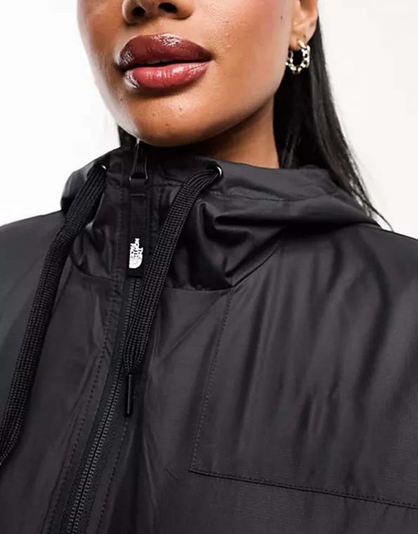 Stylish black windbreaker  in United state market