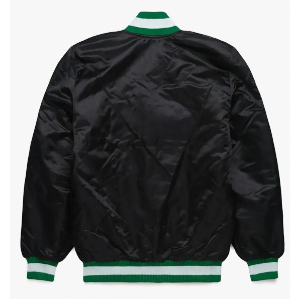 Unisex satin Jets jacket with green logo
