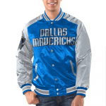Dallas Mavericks Blue and Silver Renegade Jacket in USA