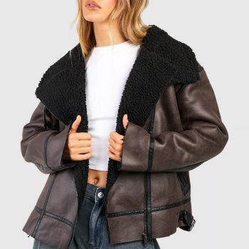 Borg lined aviator jacket in USA