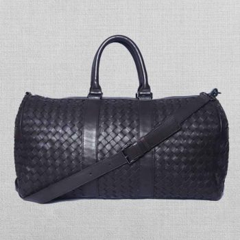 Stylish Braided Leather Duffle Bag for Travel in USA market
