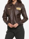 Shop BRIE LARSON CAPTAIN MARVEL FLIGHT BOMBER LEATHER JACKET 1 Carol-Danvers-Captain-Marvel-Flight-Bomber-Leather-Jacket