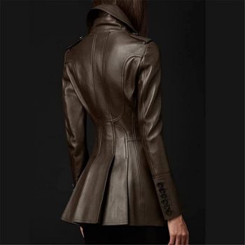 Coat leather for women in USA