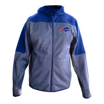 Buffalo Bills big and tall primary logo full zip jacket