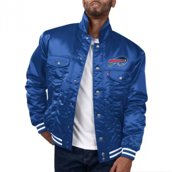 Shop Buffalo Bills Silver Tab Trucker Jacket