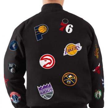 Carl Banks NBA twill college jacket in USA