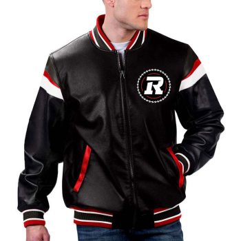 TJS CFL Ottawa RedBlacks Jacket in France style