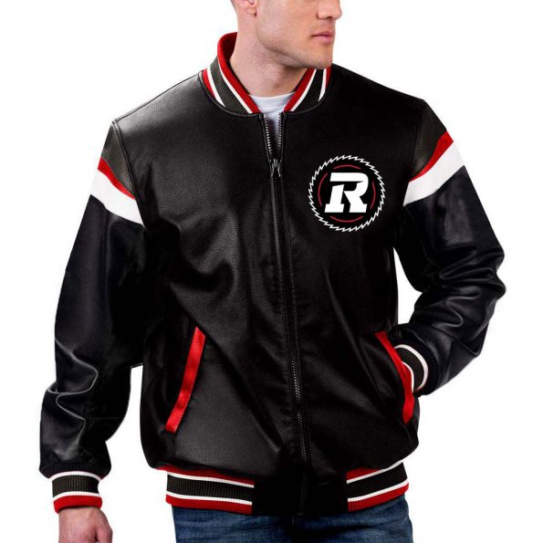 TJS CFL Ottawa RedBlacks Jacket in France style