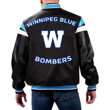 CFL Winnipeg Blue Bombers Varsity Jacket  in USA