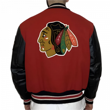 Shop Chicago Blackhawks Campbell Varsity Jacket