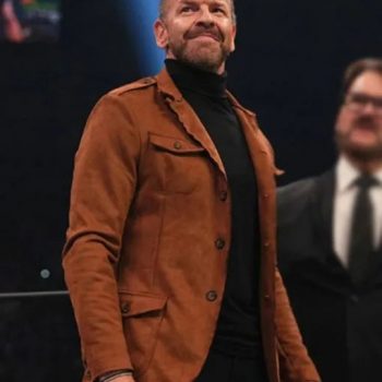 Men's brown blazer worn by Christian Cage in USA