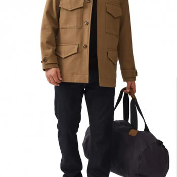 Stylish cotton jacket designed for urban wear in USA
