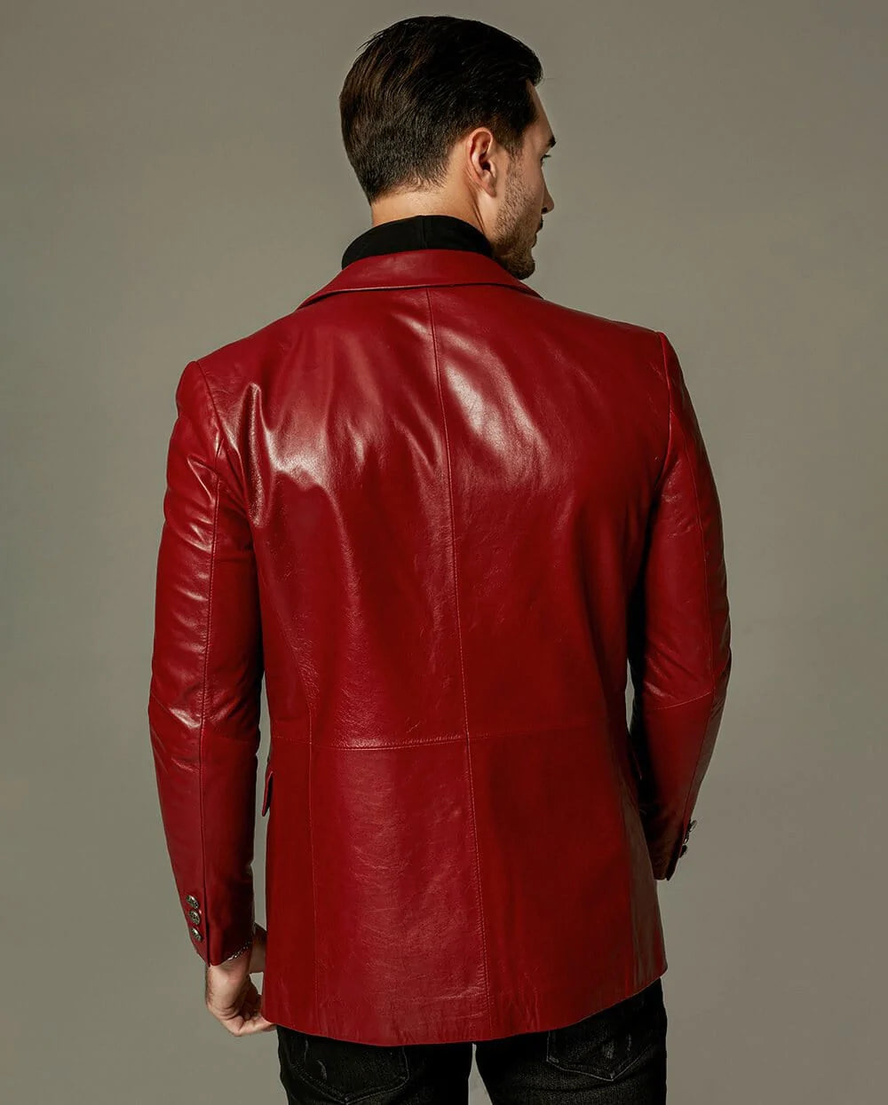 classic-red-buttoned-goatskin-blazer-jacket-4 Original cow leather blazer
