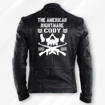 Stylish Cody Rhodes Leather Jacket in American style