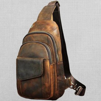 Stylish Leather Sling Bag for Everyday Use in UK