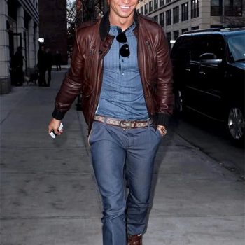 CR7 leather jacket - a fashion statement in USA market