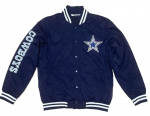 Cowboys Swingman navy varsity jacket for men