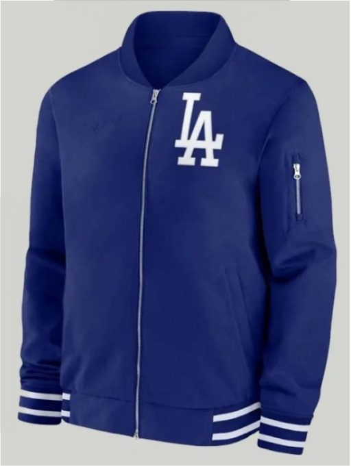 freepik__retouch__86278 Dave Roberts LA Dodgers Blue Bomber Jacket